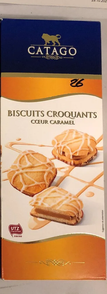Croquants coeur caramel
