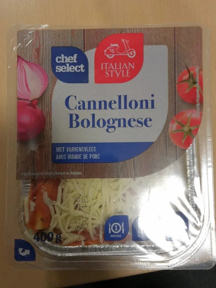 Cannelloni Bolognese avec Viande de Porc