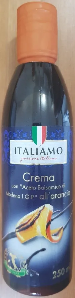 Crema con aceto balsamico alla arancia