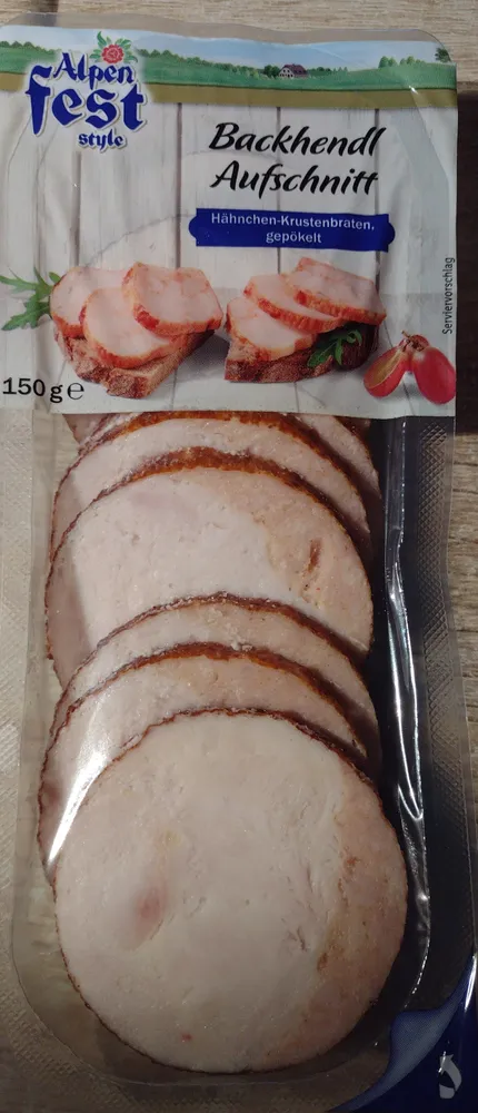 Backhendl Aufschnitt