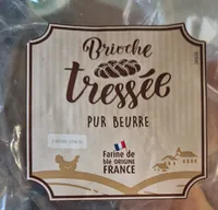 Brioche tressée pur beurre 8 parts