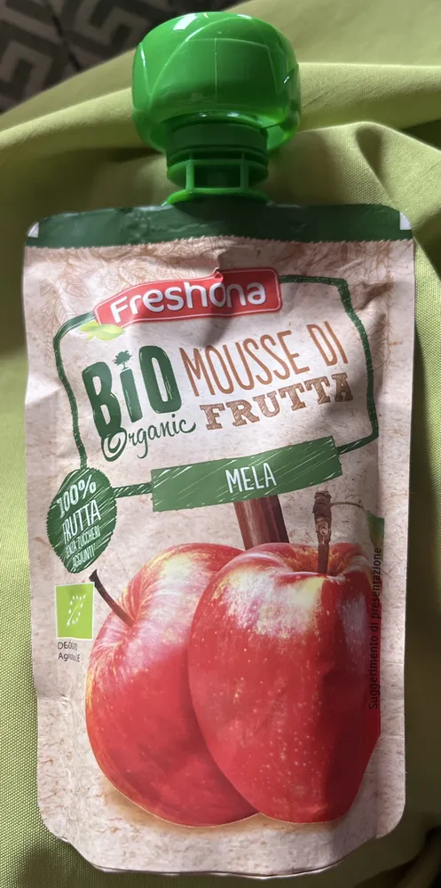 Mousse di frutta mela