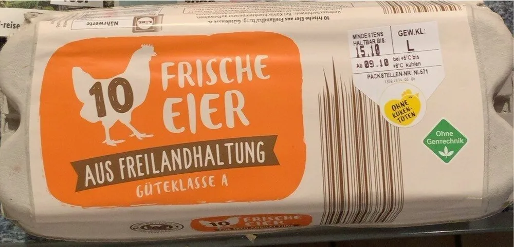 Frische Eier aus Freilandhaltung