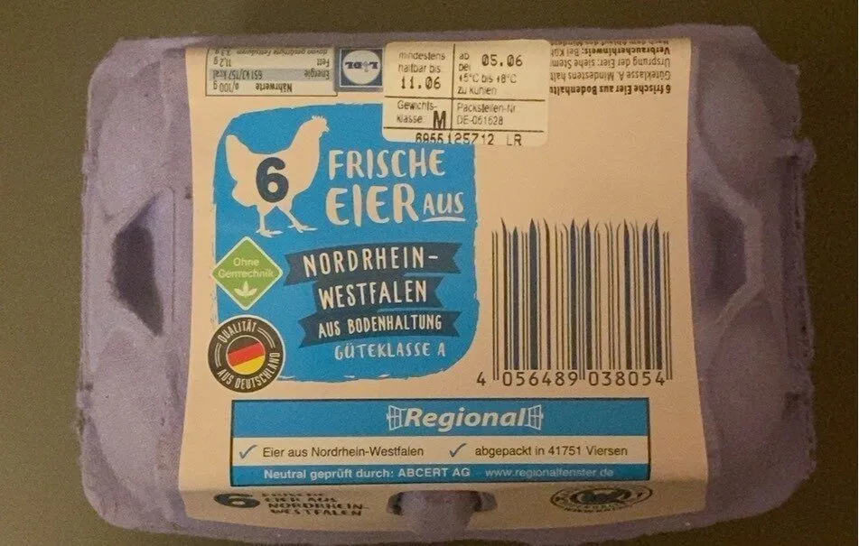 Frische eier aus NRW Bodenhaltung