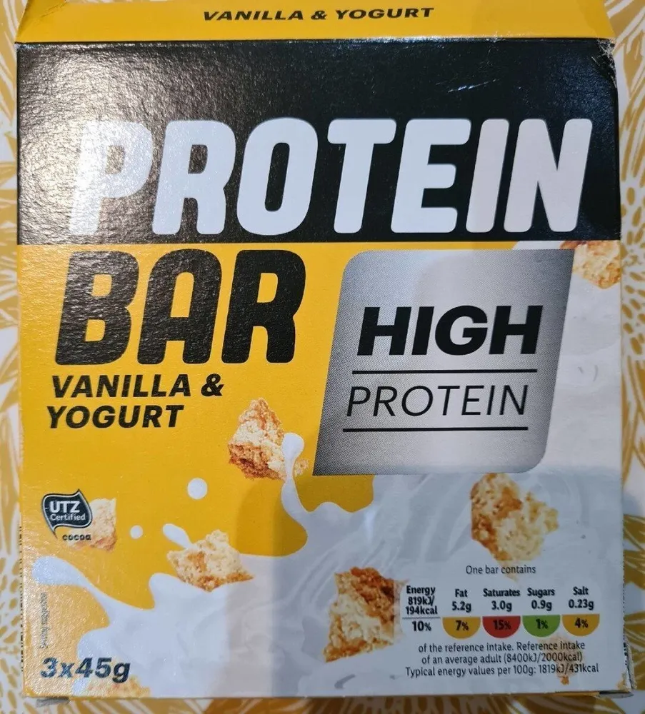 PROTEIN BAR VANILLA & YOGURT