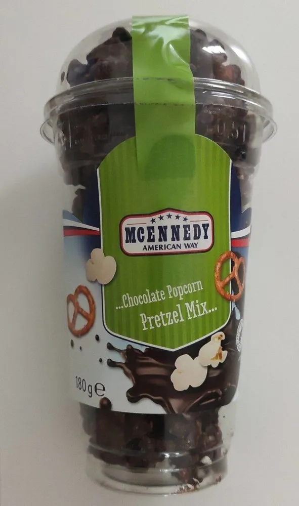 Chocolate Popcorn Pretzel Mix