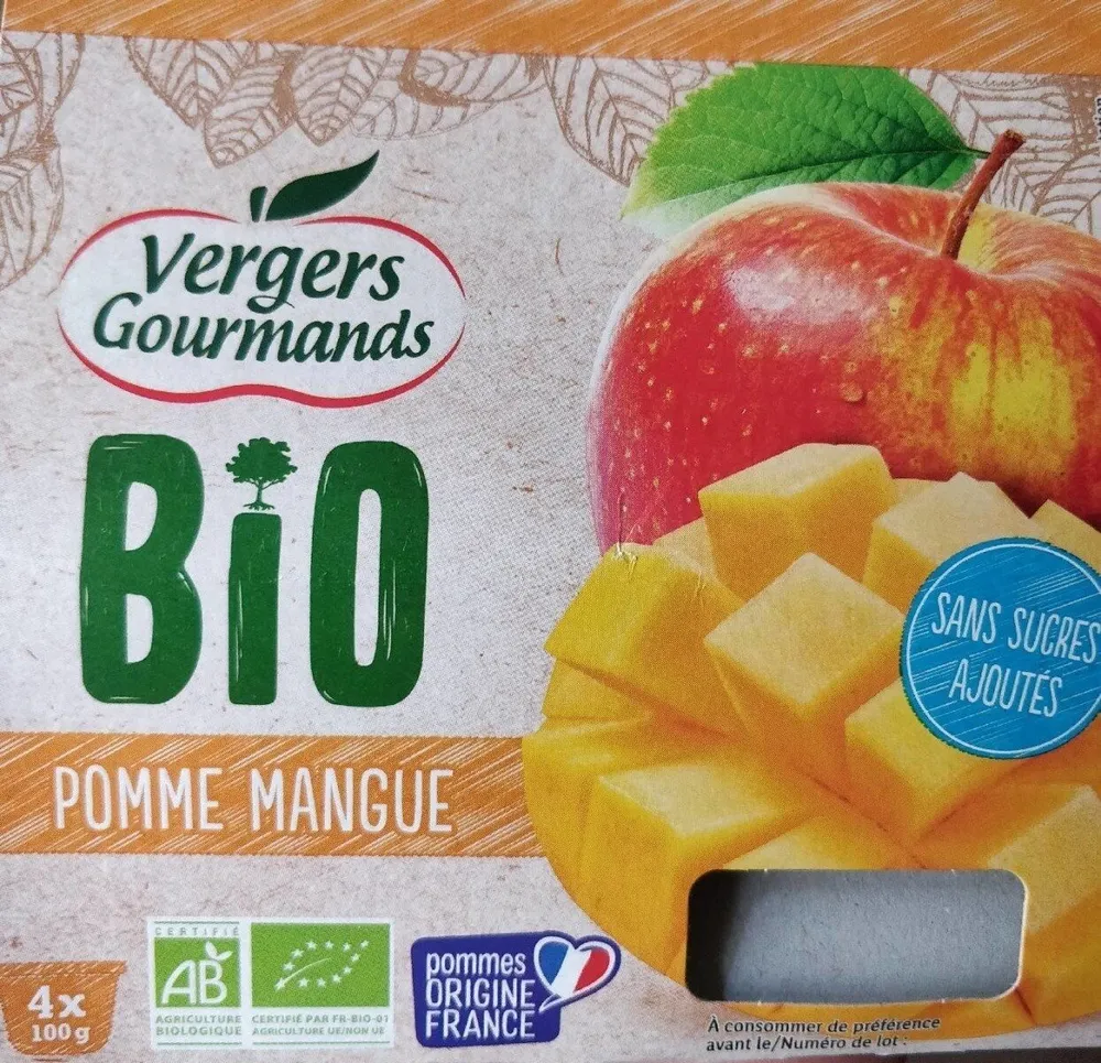 Compote Bio Pomme Mangue