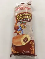 Brioches fourrées goût chocolat
