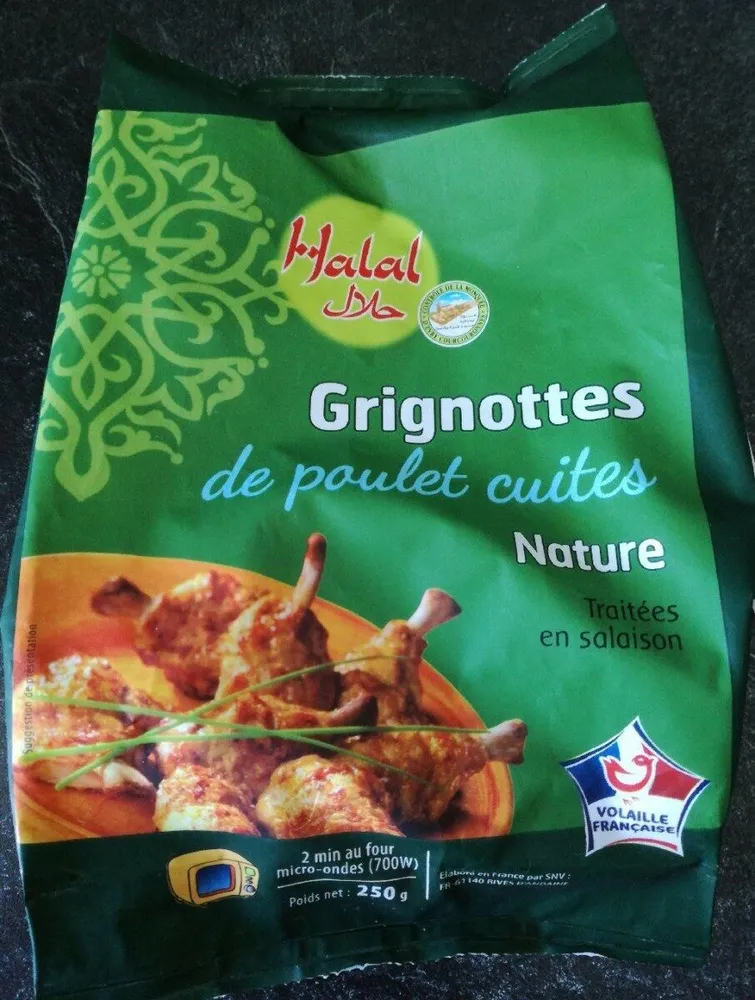 Grignottes de poulet cuites nature