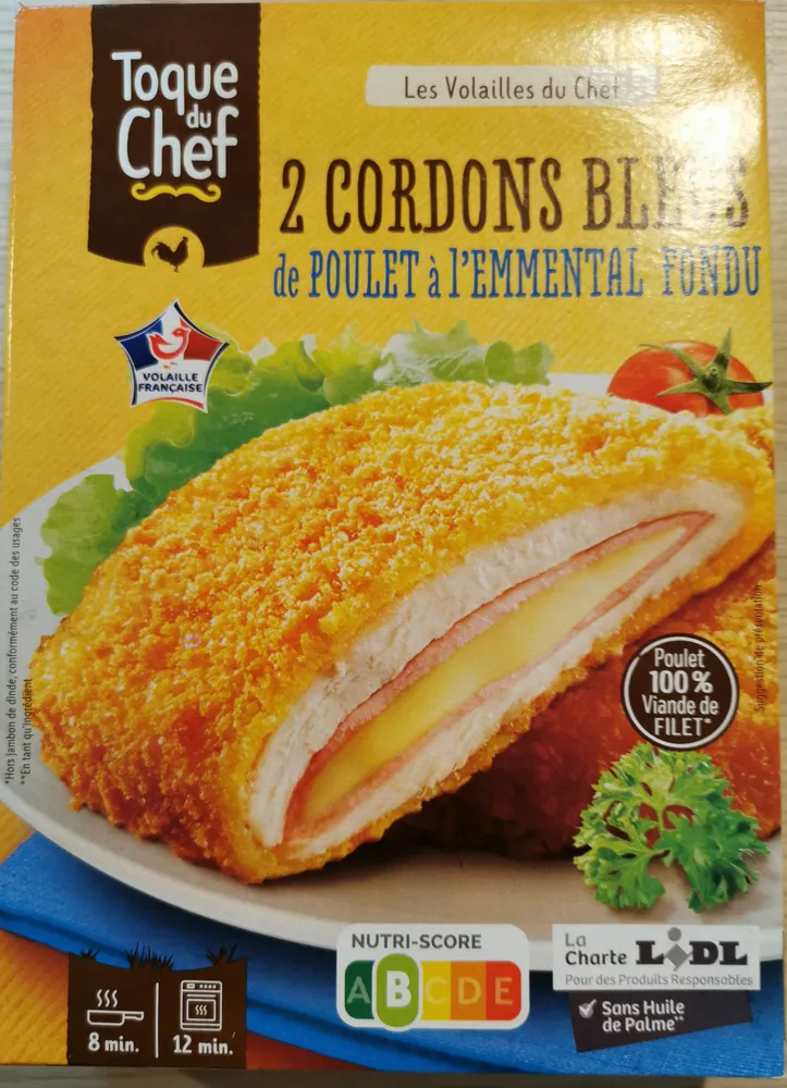 Cordons bleus de poulet