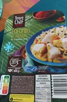 Colombo de poisson, riz et lentilles corail