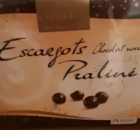 Escargots chocolat noir praliné