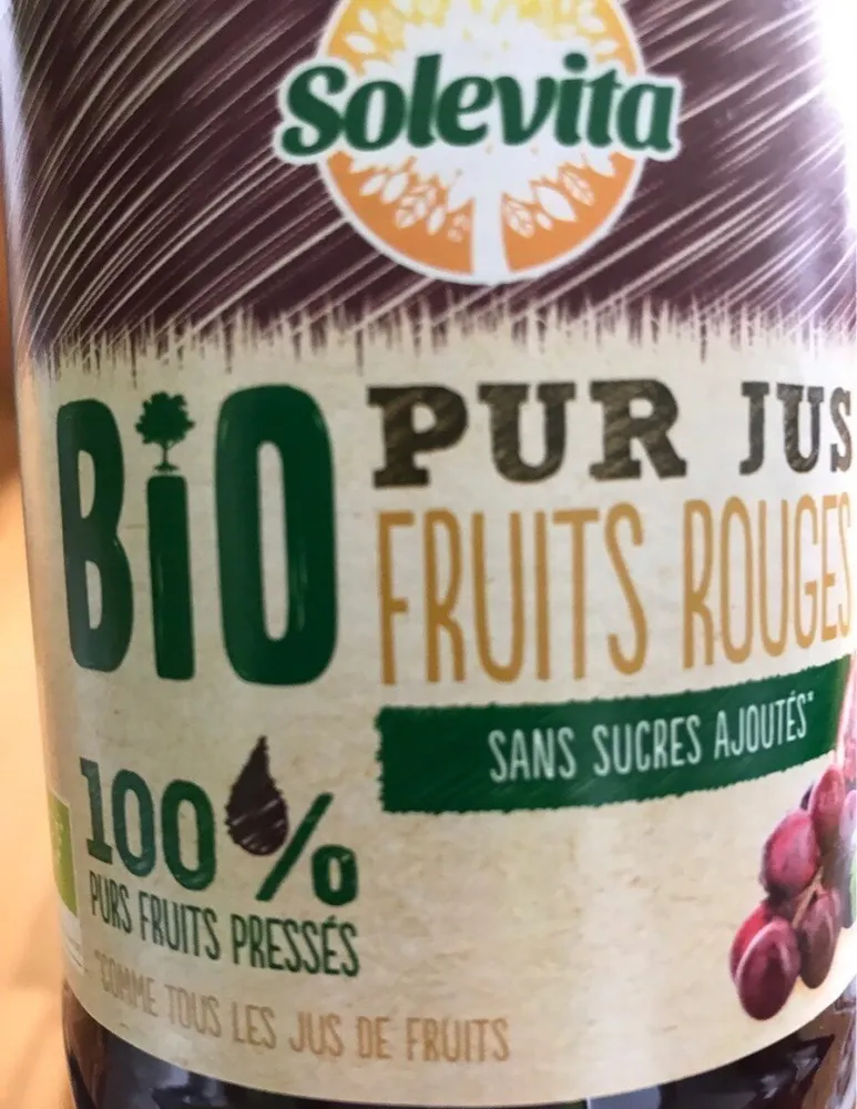 Pur jus fruits rouges