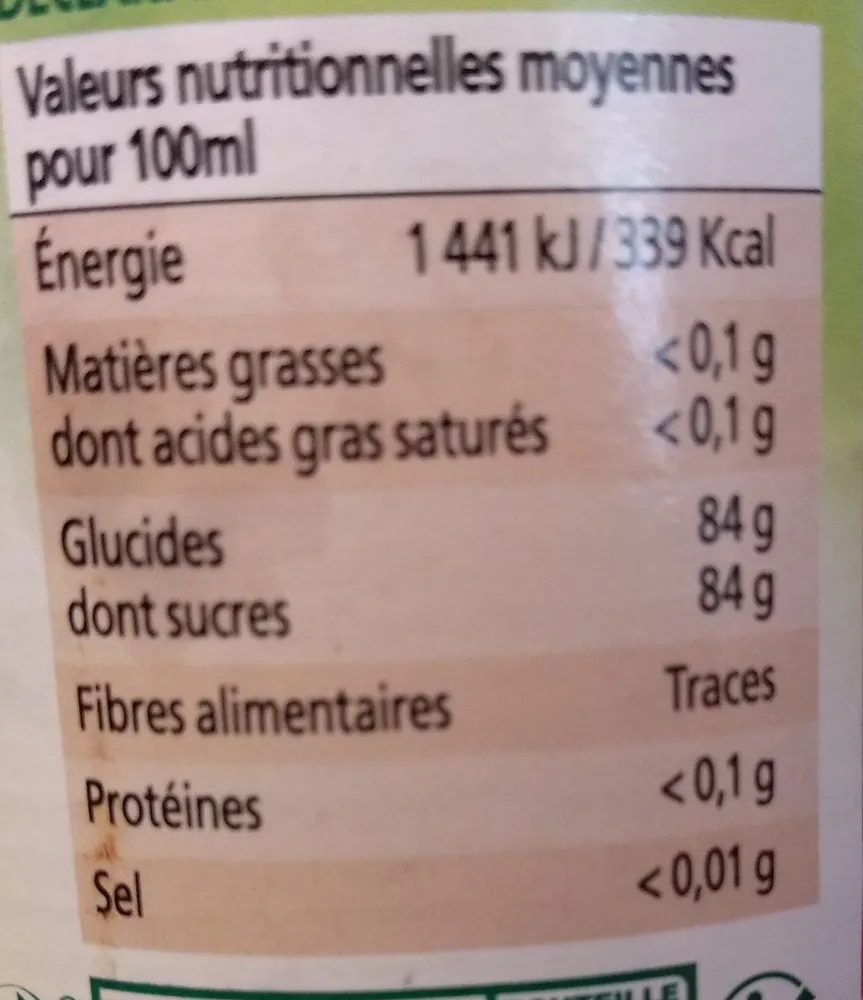 Sirop de fraise bio