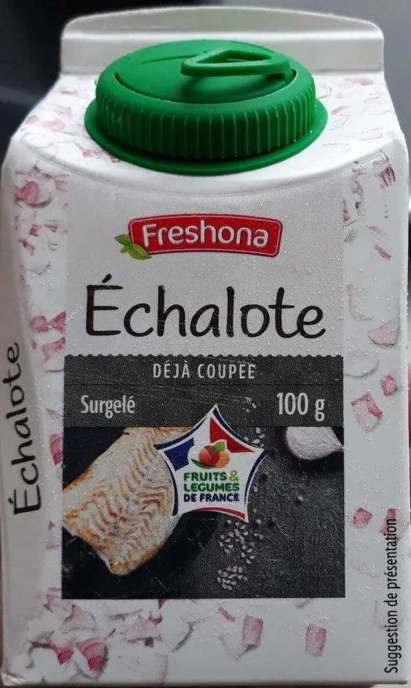 Échalote coupée surgelé
