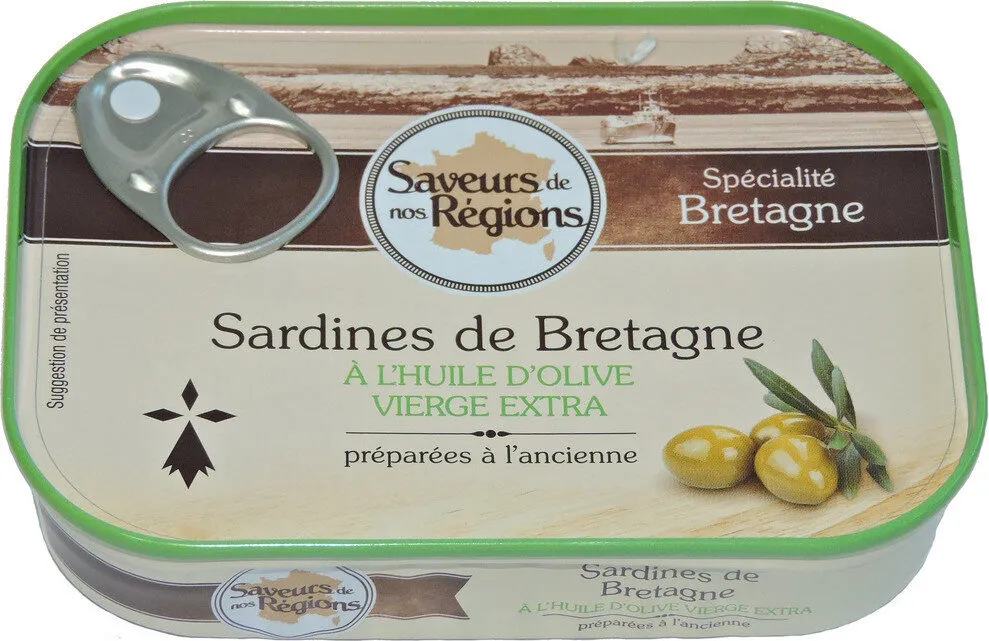 Sardines de Bretagne à l'huile d'olive