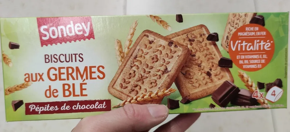 Biscuits aux Germes de Blé avec pépites de chocolat