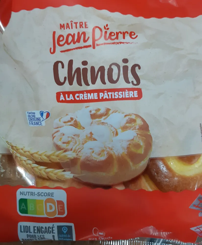 Chinois crème patissière