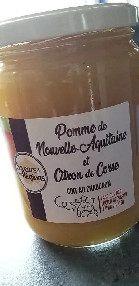 Pomme de nouvelle Aquitaine et citron de Corse