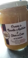Pomme de nouvelle Aquitaine et citron de Corse