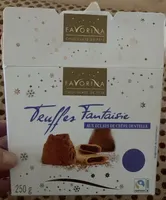 Truffes fantasies aux éclats de crêpe dentelle