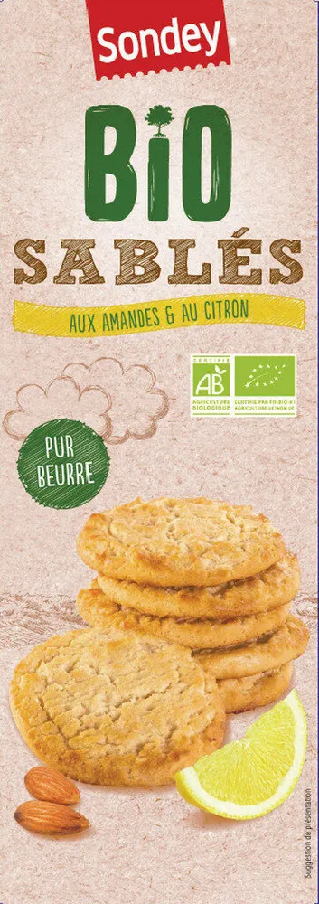 Sablé amandes citron Bio