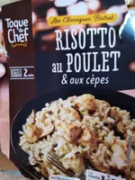 Risotto au poulet et aux cèpes