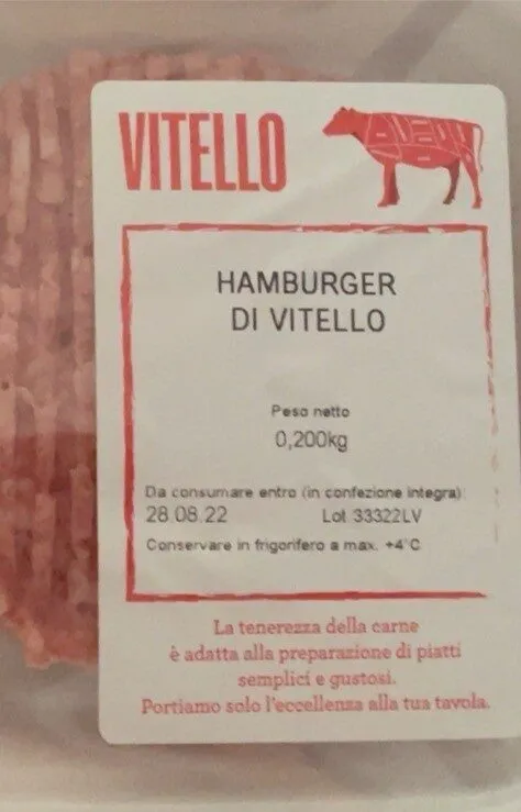 Hamburger di vitello