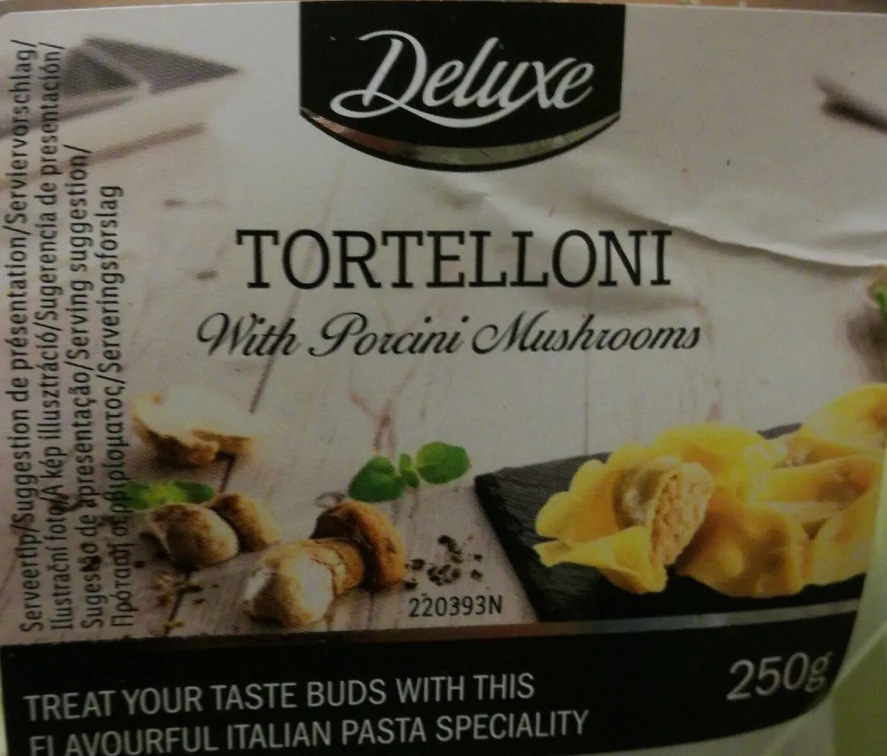Tortelloni with porcini mushrooms