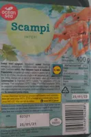 Scampi interi