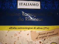 Piadina Romagnola Riminese all'olio extravergine d'oliva