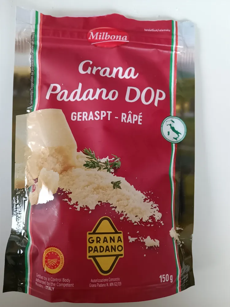 Grana Padano DOP Geraspt - Râpé