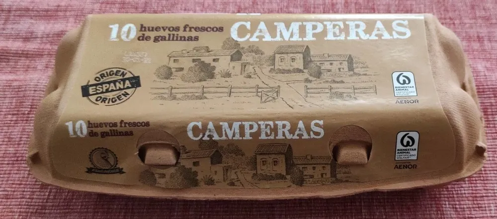 Huevos de gallinas camperas