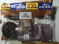 Palmeritas al cacao