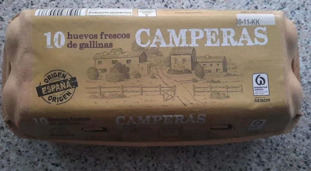Huevos frescos camperos