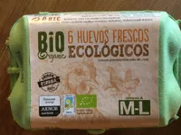 6 Huevos Frescos Ecológicos BIO Organic