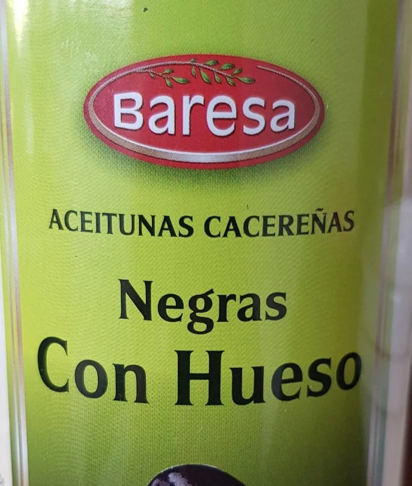 Aceitunas negras con hueso