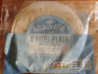 8 MINI PLAIN TORTILLA WRAPS