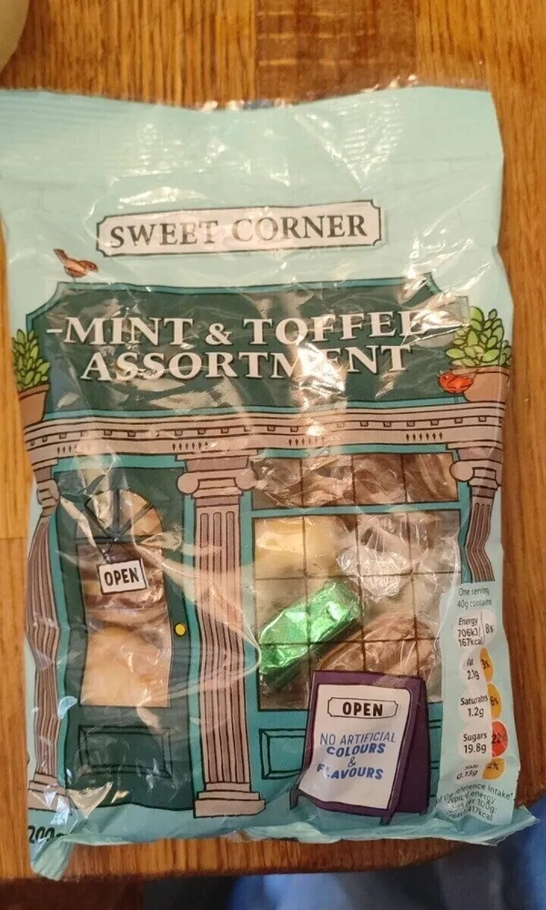 Mint and toffee assortment