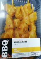 Mini brochette curry