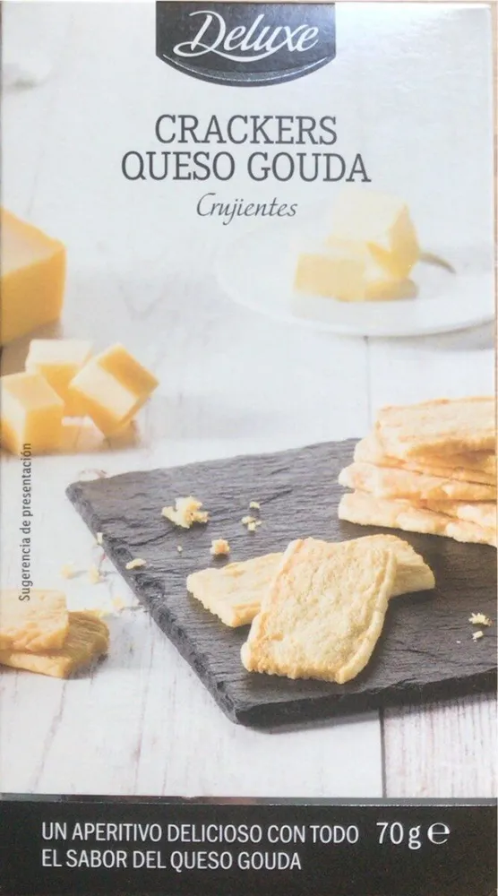 Crackers queso gouda