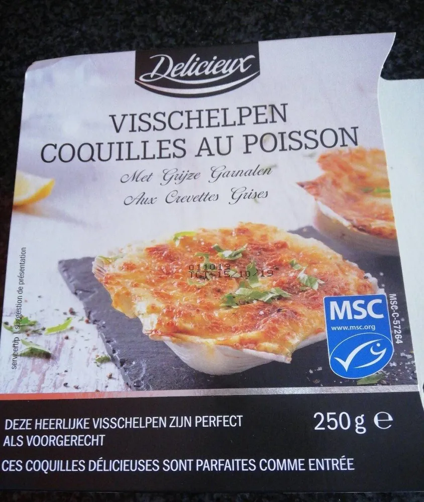 Coquilles au poisson