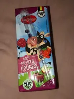 Boisson à base de lait écrémé et jus de fruits, pasteurisée