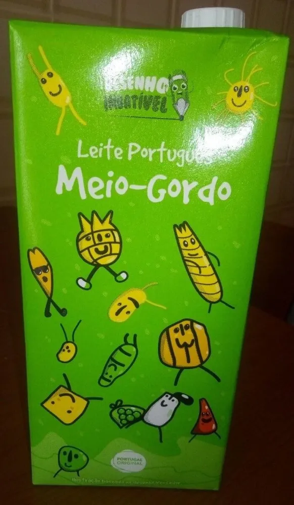 Leite meio-gordo