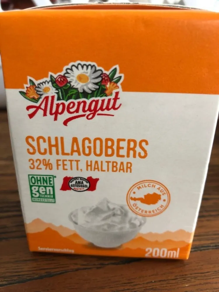 Schlagobers Haltbar