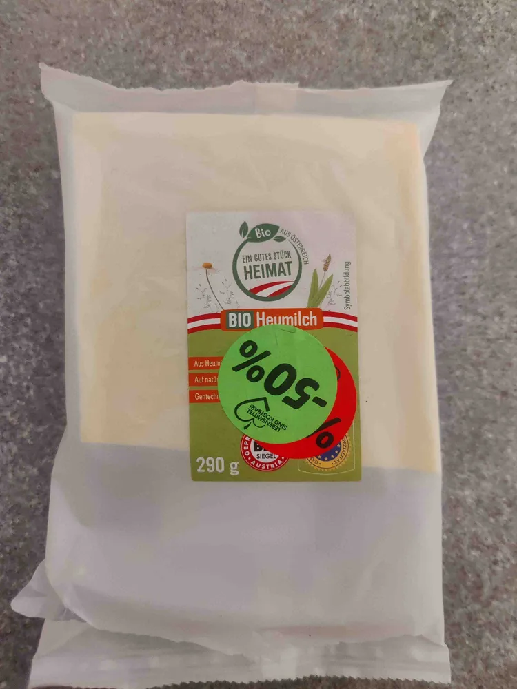 Bio-Heumilch-Käse
