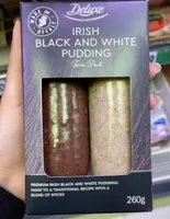Irish black and white pudding