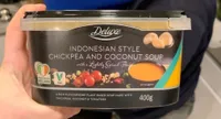 Indonesian style chickpea and coconut soup