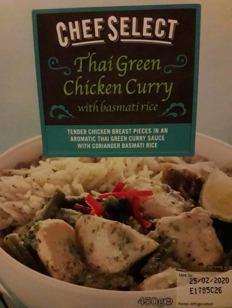Thai green chicken curry