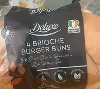 4 brioche burger buns